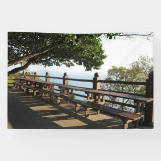 Designed with a photograph of South Korea, Printed Banner