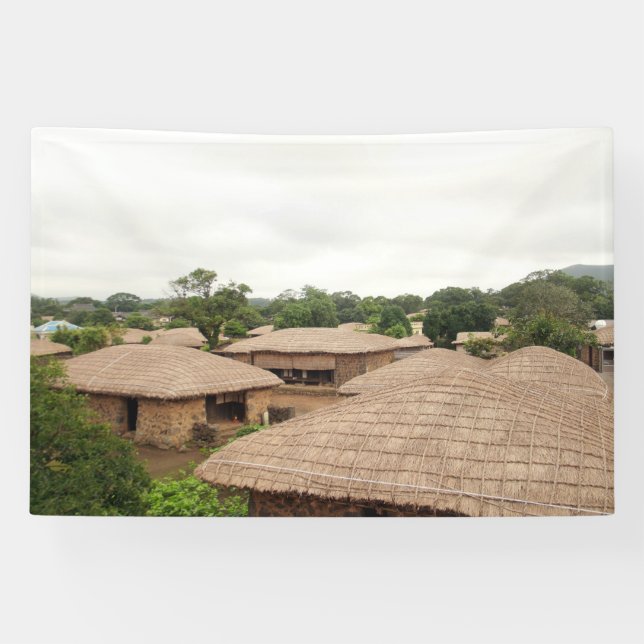 Designed with a photograph of South Korea, Printed Banner (Horizontal)