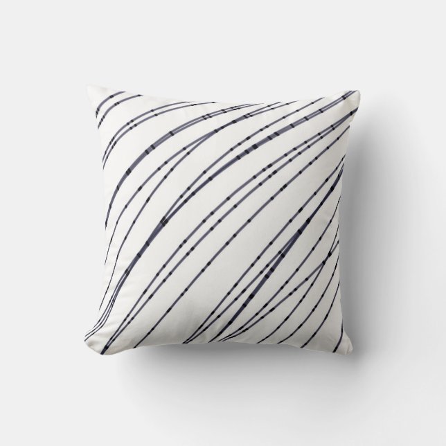 designer art pillow in contemporary style (Front)