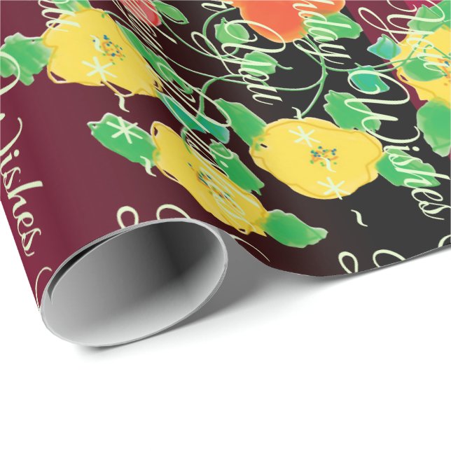 Designer Birthday Gift Wrap (Roll Corner)
