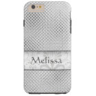 Designer Bling Damask Pattern Personalized -Silver