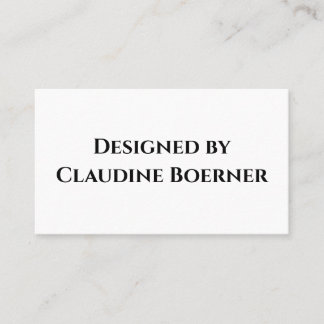 Designer Business Card