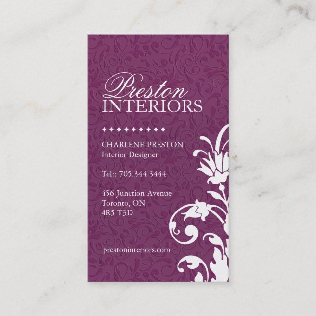Designer Business Card (Front)