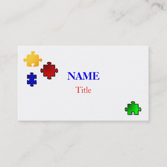 Designer Business Card Template (Front)