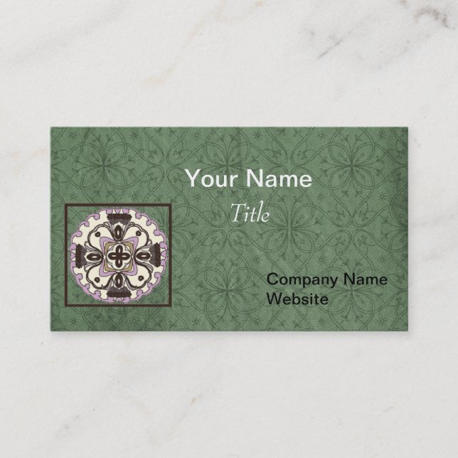 Designer Business Card Template (Front)