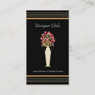Designer Business Cards - Black & Gold