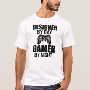 Designer by day Gamer by night T-Shirt
