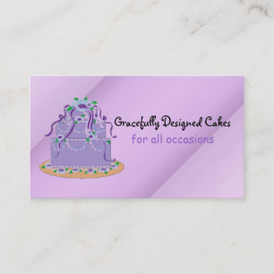 Designer Cakes/Baking Business Card
