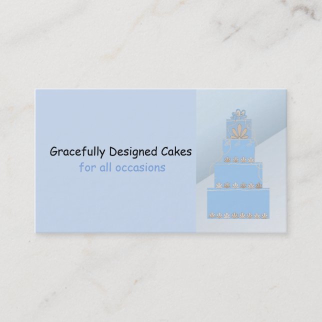 Designer Cakes Business Card (Front)