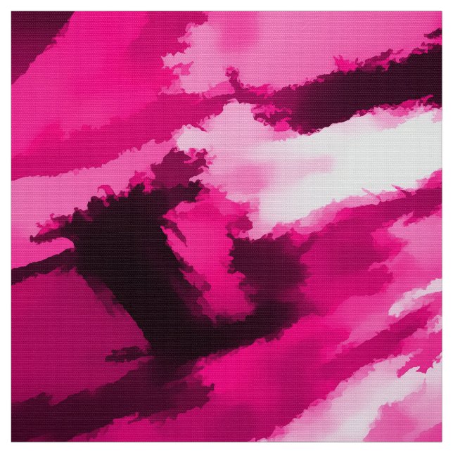 Designer Camo in Hot Pink Fabric (Swatch)
