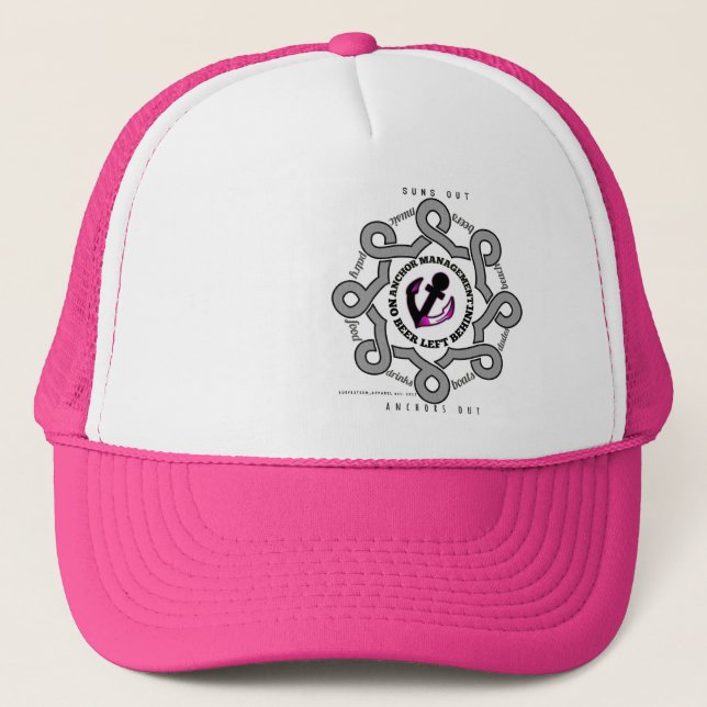 Designer Cap, SURFESTEEM brand. Womens Trucker Hat (Front)