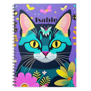 Designer Cat Lover Notebook - Custom Cat Mom!