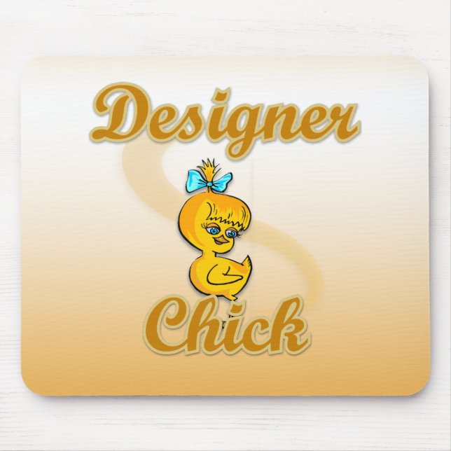 Designer Chick Mouse Pad (Front)