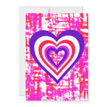 Designer colorway fabric style background & hearts