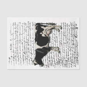 Designer Cow decoupage Tissue Paper