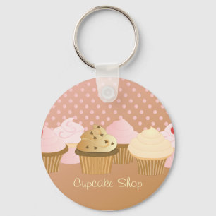 Designer Cupcakes Keychain