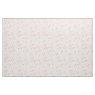 Designer Fabrics - Pink Flowers & Off White - Gift Fabric
