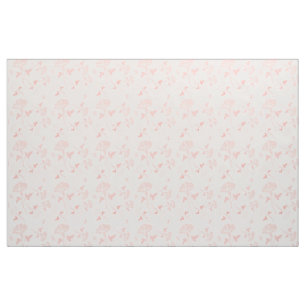 Designer Fabrics - Pink Flowers & Off White - Gift Fabric