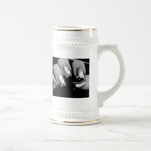 Designer Fingernails Beer Stein