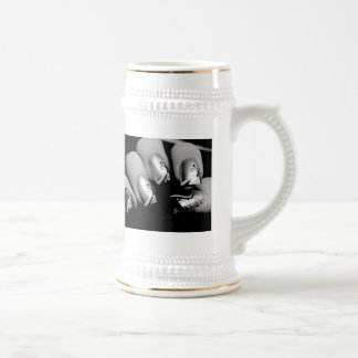 Designer Fingernails Beer Stein