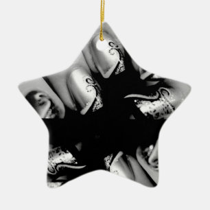 Designer Fingernails Ceramic Ornament