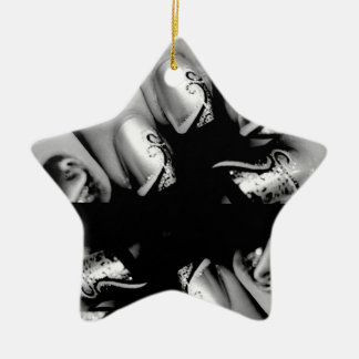 Designer Fingernails Ceramic Ornament