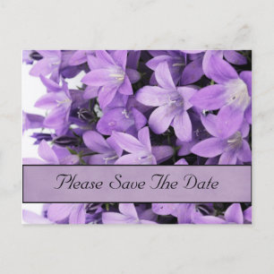 DESIGNER FLORAL SAVE THE DATE POSTCARDS