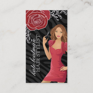 DESIGNER HAIR STYLIST BUSINESS CARDS