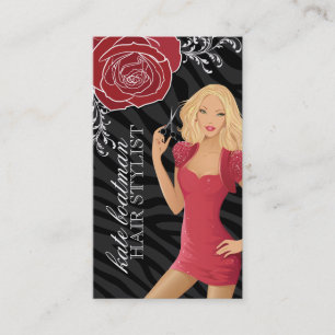 DESIGNER HAIR STYLIST BUSINESS CARDS