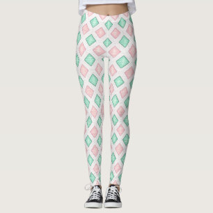 Designer Leggings with a failed pattern Leggin