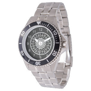 Designer music circle of fifths watches