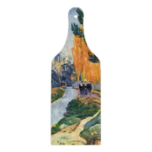 Designer Paddle Cutting Board - Paul Gauguin Art