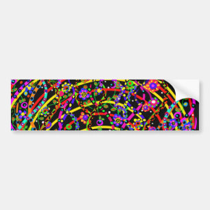Designer Party Patterns Bumper Sticker