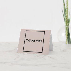 Designer Perfume Bottle Label Thank You  Card