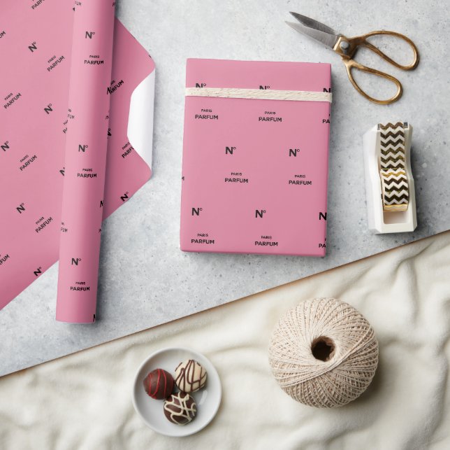 Designer Perfume Label Wrapping Paper (Crafts)