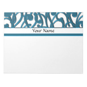 Designer Personalized Notepad Template