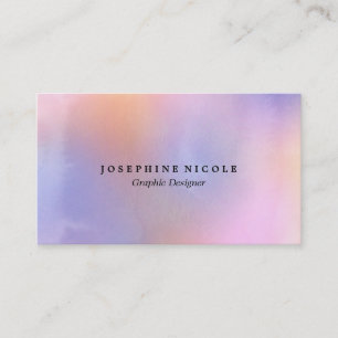 Designer Rainbow Business Card