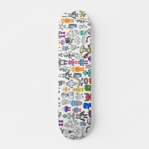 Designer Robot Robotics Skateboard Skate Deck FLEX
