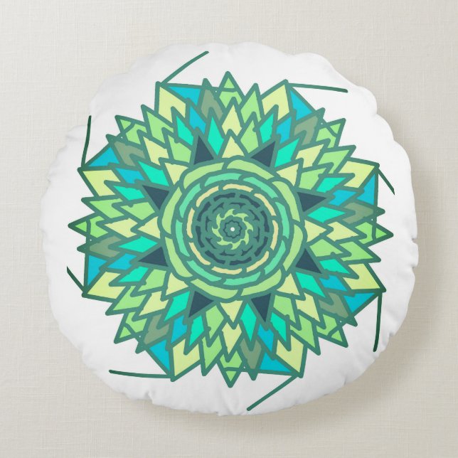 designer round pillow (Front)