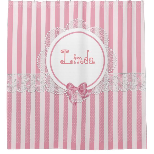 Designer Shower Curtains & Bath Mats - Customize (Front)