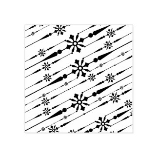designer snowflakes art stamp