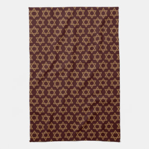 Designer Star of David Kitchen Towel