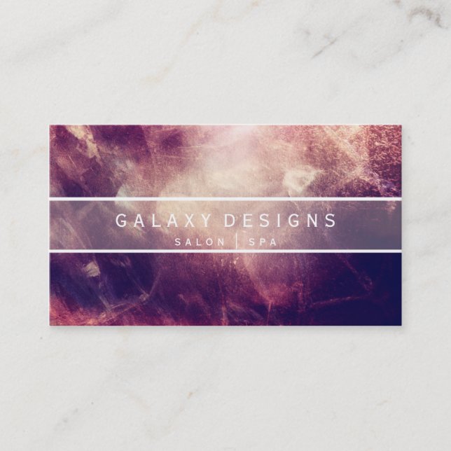 Designer Stylist Salon Spa Grunge Business Card (Front)