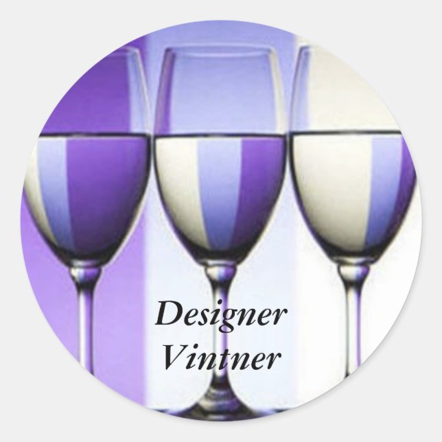 Designer Vinter Winery Wine Labels (Front)