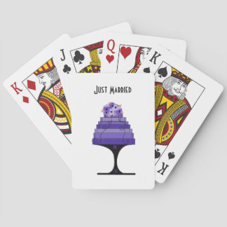 Designer Wedding Cake Playing Cards