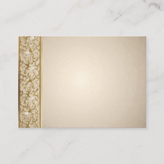 Designer Wedding Invitation Insert Card (Front)
