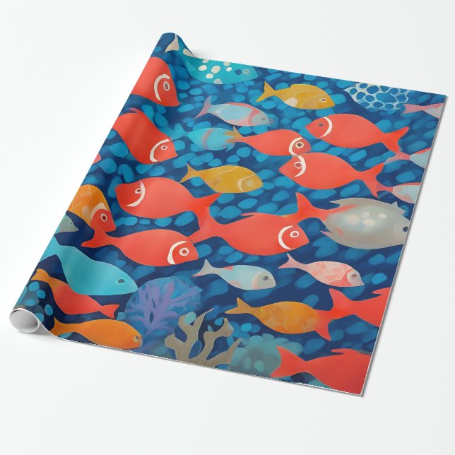 Designer Wrapping Paper (Unrolled)