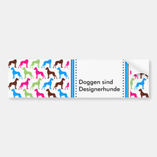 Designerhunde Bumper Sticker