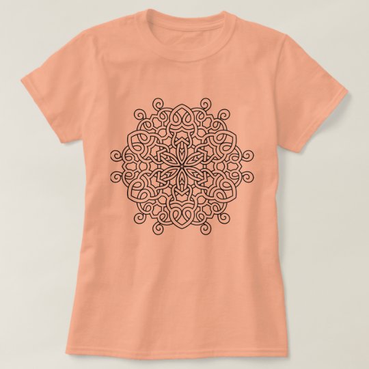 Designers SUMMER t-shirt with Mandala