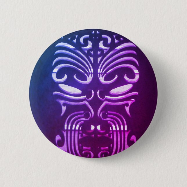 designs aotearoa 8 2 inch round button (Front)